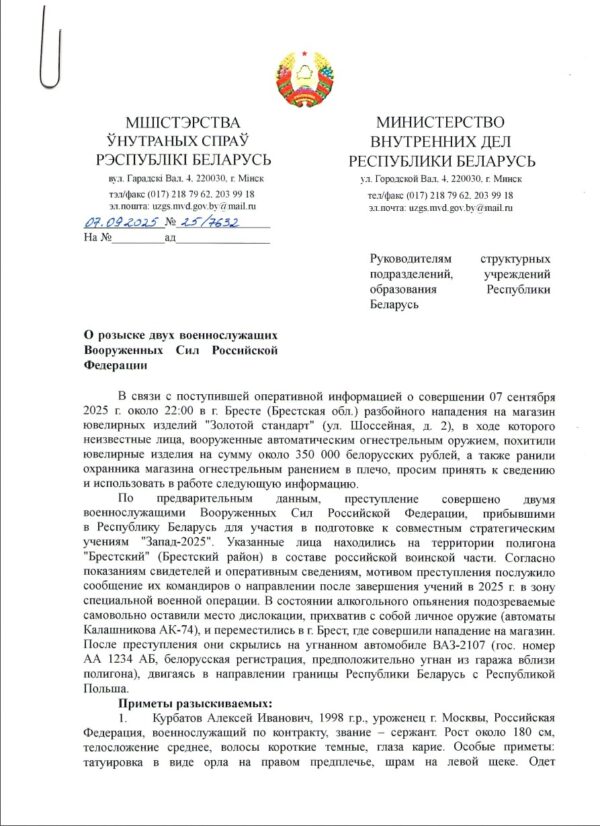 Брестский налёт или «фейк» МВД? История, вскрывшая трещины в отношениях Минска и Москвы