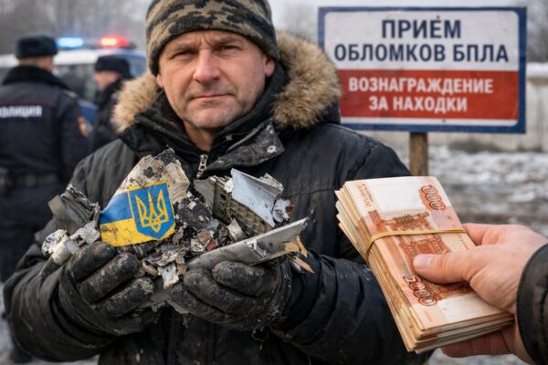 Российские приграничные регионы платят от 25 000 ₽ за фрагменты  украинских дронов