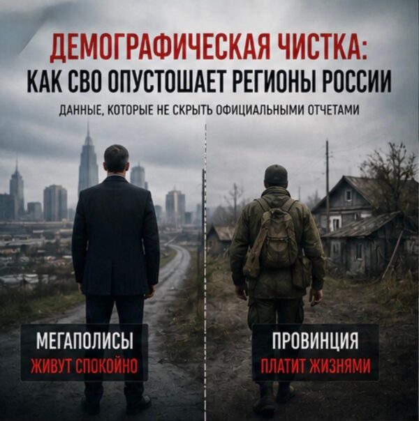 Кто на самом деле воюет: Карта скрытой демографической чистки регионов как прямое следствие СВО
