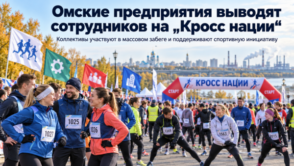 Омские предприятия выводят сотрудников на «Кросс нации»: спортивный праздник и цифровая интеграция